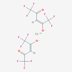 Bis((1,1,1,5,5,5-hexafluoro-4-oxopent-2-en-2-yl)oxy)copper