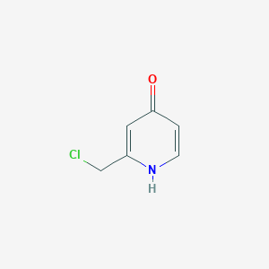 molecular formula C6H6ClNO B8191713 2-Chloromethyl-pyridin-4-ol 