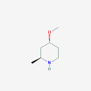 molecular formula C7H15NO B8191735 (2S,4R)-4-Methoxy-2-methylpiperidine 