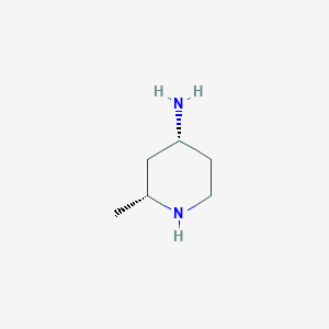 molecular formula C6H14N2 B8191900 (2R,4R)-2-Methylpiperidin-4-amine 