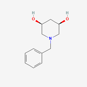 cis-1-Benzyl-piperidine-3,5-diol