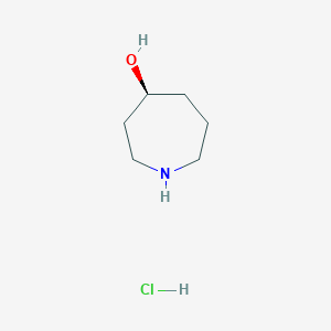 molecular formula C6H14ClNO B8191947 (S)-Azepan-4-ol hydrochloride 