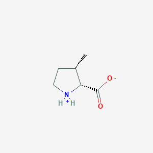 (2R,3S)-3-methylpyrrolidin-1-ium-2-carboxylate