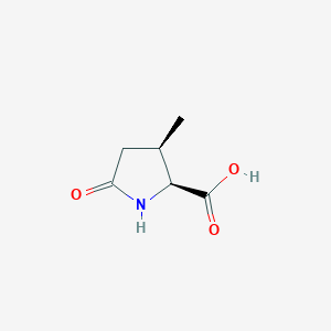 molecular formula C6H9NO3 B8191988 cis-3-Methylpyroglutamic acid 