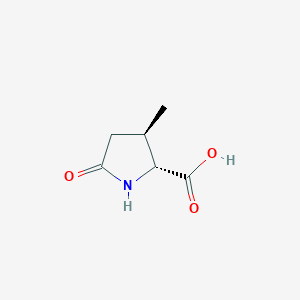 molecular formula C6H9NO3 B8191992 (3R)-3-methyl-5-oxo-d-proline CAS No. 291763-98-9
