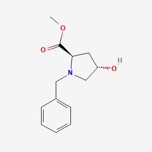 molecular formula C13H17NO3 B8192009 Methyl (2R,4S)-1-benzyl-4-hydroxypyrrolidine-2-carboxylate 