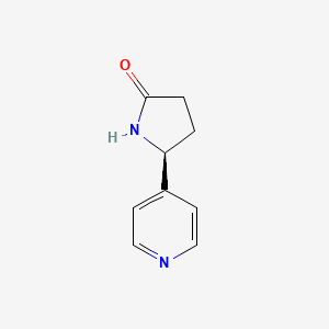 molecular formula C9H10N2O B8192043 (S)-5-(Pyridin-4-yl)pyrrolidin-2-one 