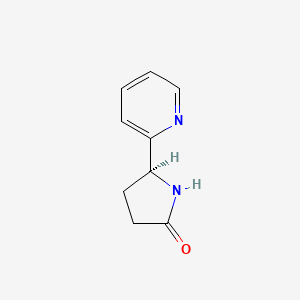 molecular formula C9H10N2O B8192052 (S)-5-(Pyridin-2-yl)pyrrolidin-2-one 
