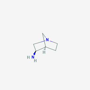 molecular formula C6H12N2 B8192115 (1S,3R,4R)-1-Azabicyclo[2.2.1]heptan-3-amine 