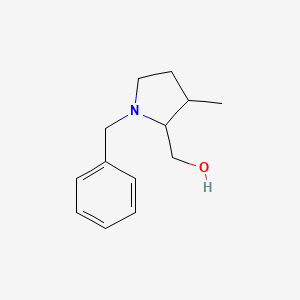 molecular formula C13H19NO B8192185 (1-Benzyl-3-methyl-pyrrolidin-2-yl)-methanol 