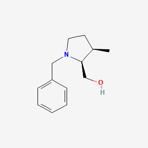 molecular formula C13H19NO B8192187 cis-(1-Benzyl-3-methyl-pyrrolidin-2-yl)-methanol 