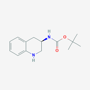 molecular formula C14H20N2O2 B8192372 Tert-Butyl (3r)-1,2,3,4-Tetrahydroquinolin-3-Ylcarbamate 