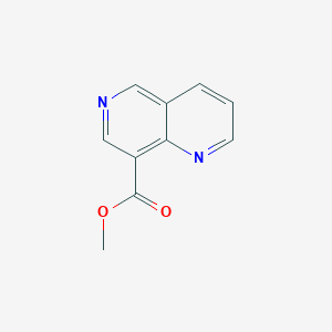 molecular formula C10H8N2O2 B8192409 [1,6]Naphthyridine-8-carboxylic acid methyl ester 