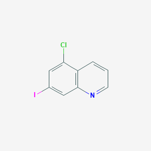 molecular formula C9H5ClIN B8192433 5-氯-7-碘喹啉 