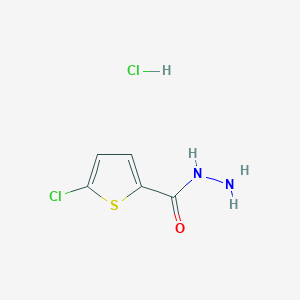 molecular formula C5H6Cl2N2OS B8192446 5-Chloro-thiophene-2-carboxylic acid hydrazide hydrochloride 