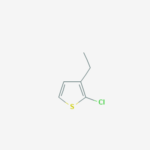 molecular formula C6H7ClS B8192448 2-Chloro-3-ethylthiophene 