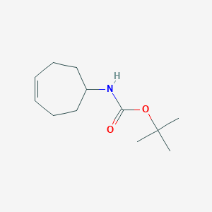 molecular formula C12H21NO2 B8192515 tert-butyl N-cyclohept-4-en-1-ylcarbamate 