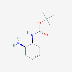 tert-butyl N-[(1R,6R)-6-aminocyclohex-3-en-1-yl]carbamate