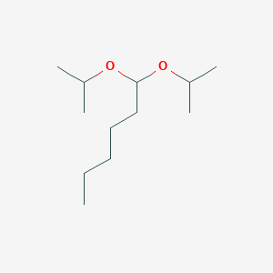 molecular formula C12H26O2 B8192554 1,1-Bis(1-methylethoxy)hexane 