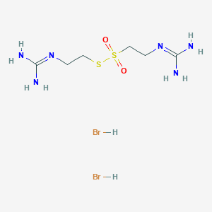 molecular formula C6H18Br2N6O2S2 B8192579 2-胍基乙基2-胍基乙硫磺酸二氢溴化物 