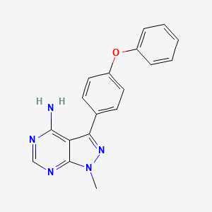 molecular formula C18H15N5O B8192664 Ibrutinib impurity 28 
