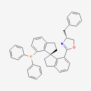[(3R)-4-[(4R)-4-benzyl-4,5-dihydro-1,3-oxazol-2-yl]-3,3'-spirobi[1,2-dihydroindene]-4'-yl]-diphenylphosphane