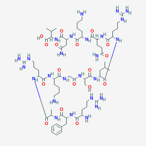 molecular formula C67H118N26O17 B8192804 CID 22715592 