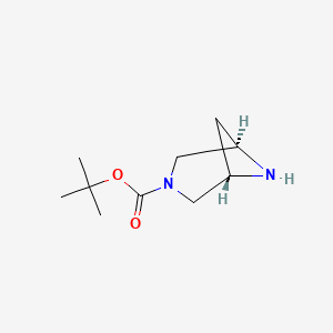 tert-butyl (1S,5R)-3,6-diazabicyclo[3.1.1]heptane-3-carboxylate