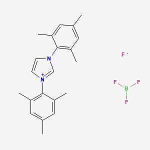 1,3-Bis(2,4,6-trimethylphenyl)imidazol-1-ium;trifluoroborane;fluoride