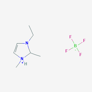 3-Ethyl-1,2-dimethyl-1,2-dihydroimidazol-1-ium;tetrafluoroborate