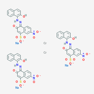 molecular formula C60H36Cr2N9Na3O21S3 B8193096 CID 71299682 