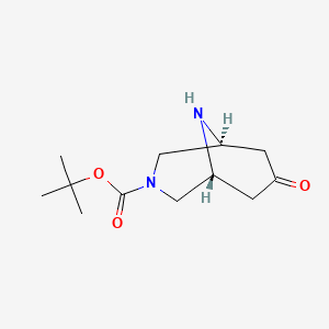 tert-butyl (1R,5S)-7-oxo-3,9-diazabicyclo[3.3.1]nonane-3-carboxylate