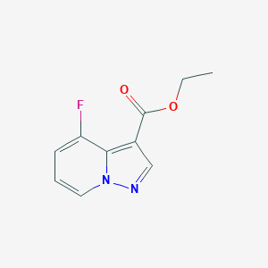 molecular formula C10H9FN2O2 B8193334 Ethyl 4-fluoropyrazolo[1,5-a]pyridine-3-carboxylate 