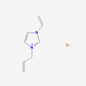molecular formula C8H11BrN2 B8193344 1-Allyl-3-vinylimidazolium bromide 