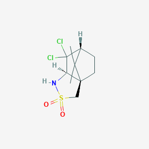 molecular formula C10H15Cl2NO2S B8193416 (-)-2,10-(3,3-Dichlorocamphorsultam) 