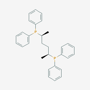 molecular formula C30H32P2 B8193464 (2S,5S)-Hexane-2,5-diylbis(diphenylphosphine) 