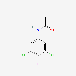 molecular formula C8H6Cl2INO B8193548 N-(3,5-Dichloro-4-iodophenyl)acetamide 
