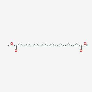 molecular formula C18H34O4 B8193598 17-Methoxy-17-oxoheptadecanoic acid 