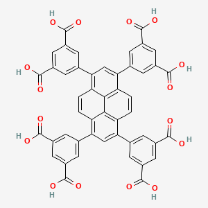molecular formula C48H26O16 B8193699 5,5',5'',5'''-(Pyrene-1,3,6,8-tetrayl)tetraisophthalic acid 
