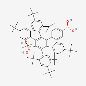 [2,3,5,6-Tetrakis(2,4-ditert-butylphenyl)-4-(4-dihydroxyphosphanylphenyl)phenyl]phosphonous acid