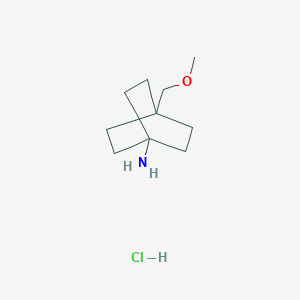 4-(Methoxymethyl)bicyclo[2.2.2]octan-1-amine hydrochloride