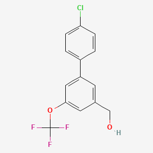 (4'-Chloro-5-(trifluoromethoxy)-[1,1'-biphenyl]-3-yl)methanol