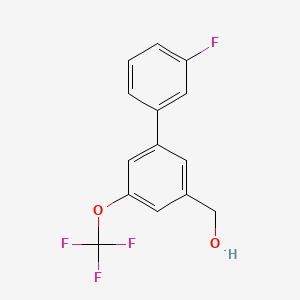 (3'-Fluoro-5-(trifluoromethoxy)-[1,1'-biphenyl]-3-yl)methanol