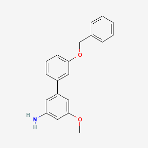 3'-(Benzyloxy)-5-methoxy-[1,1'-biphenyl]-3-amine