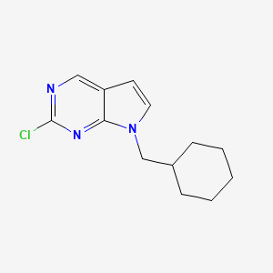 2-Chloro-7-(cyclohexylmethyl)-7H-pyrrolo[2,3-d]pyrimidine