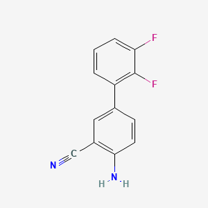 4-Amino-2',3'-difluoro-[1,1'-biphenyl]-3-carbonitrile