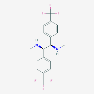 (1R,2R)-N1,N2-Dimethyl-1,2-bis(4-(trifluoromethyl)phenyl)ethane-1,2-diamine
