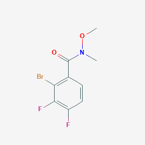 2-Bromo-3, 4-difluoro-N-methoxy-N-methyl-benzamide