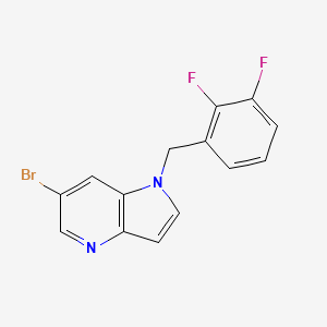 6-Bromo-1-(2,3-difluorobenzyl)-1H-pyrrolo[3,2-b]pyridine