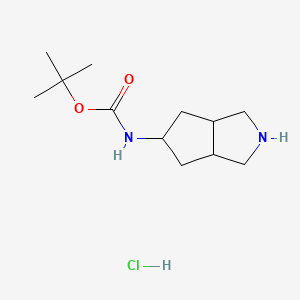 tert-Butyl (octahydrocyclopenta[c]pyrrol-5-yl)carbamate hydrochloride